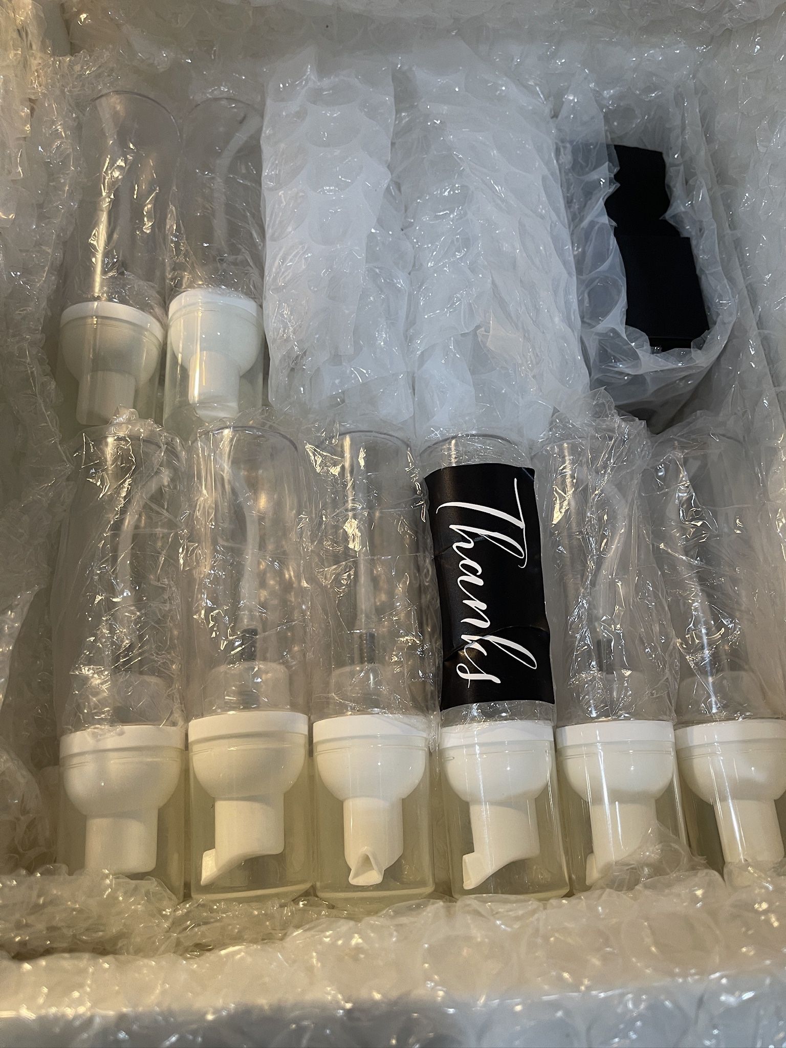 ✨ Set of 30 | 3.4oz Foam Pump Bottles (Travel Size)