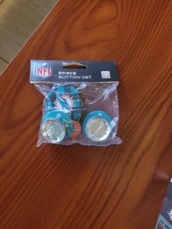 NFL Miami Dolphins 8-Piece Button Set