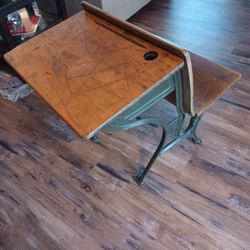 Antique School Desk