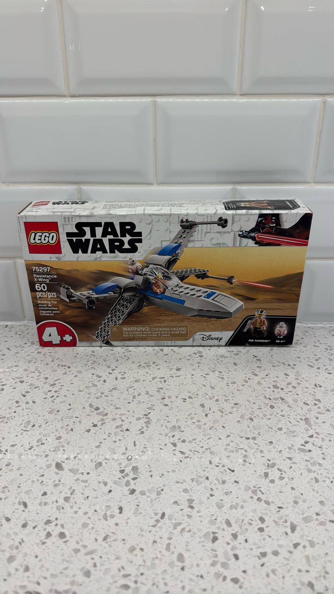 Star Wars Lego Resistance X-Wing 60 Piece New 75297