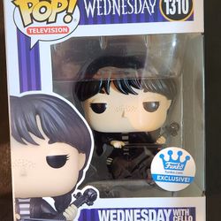 WEDNESDAY ADDAMS WITH CELLO FUNKO POP