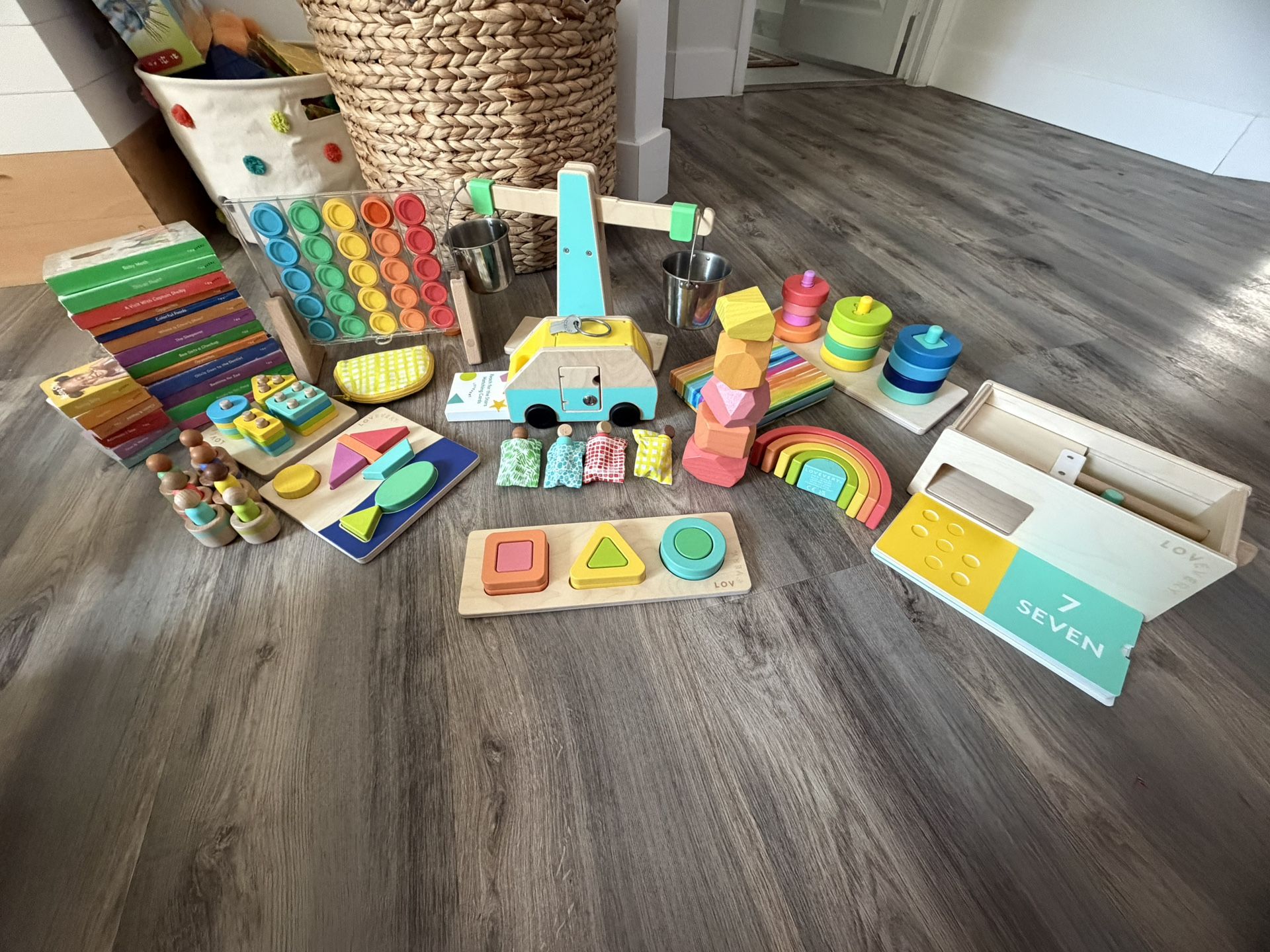 Lot Of Lovevery Toys & Books