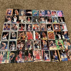 54 Tom Gugliotta Basketball Cards With 6 Rookies, Inserts Bullets, Warriors, Timberwolves, Suns
