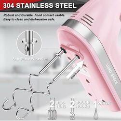 Pink Electric Hand Mixer