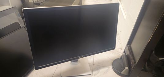 Four computer monitors