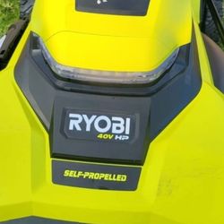 RYOBI 40V HP BRUSHLESS CORDLESS 21-IN SELF PROPELLED LANW MOWER TOOL ONLY NEW 