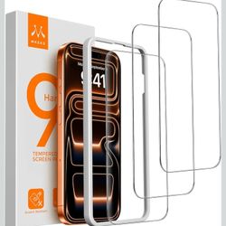 3 Pack Screen Protetor for iPhon 17 Pro Max 6.9"，