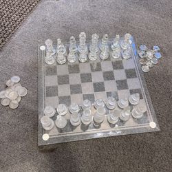 Glass Chess And Checkers