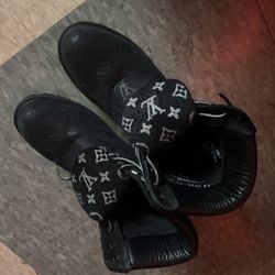 LV Black Timberlands 