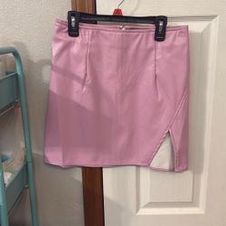 Faux Leather Summer Skirt, Size M NWOT