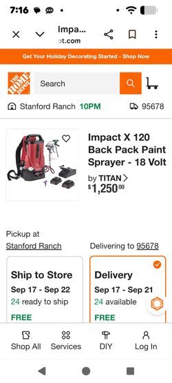 Titan paint sprayer battery operated