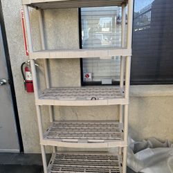 6 By 3 foot Rubbermaid storage Racks