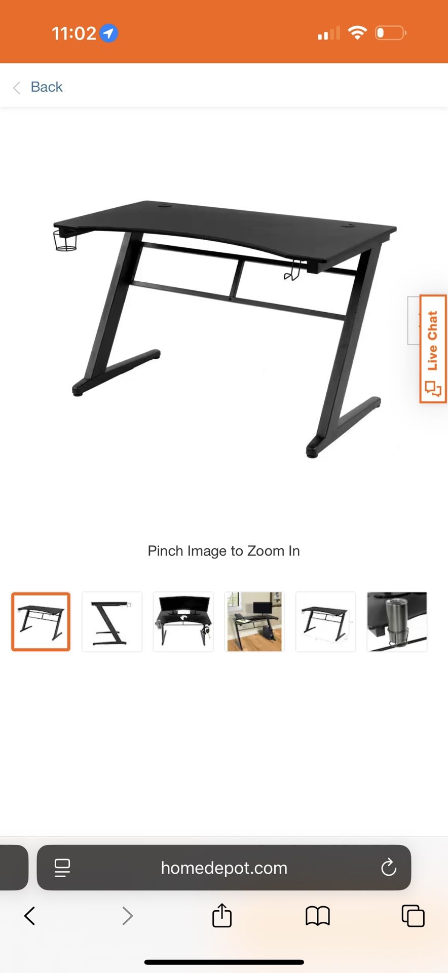Black Carbon Fiber Desk.