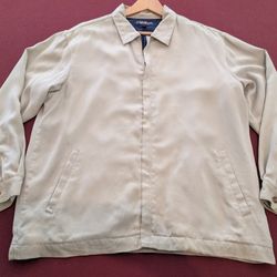 Men's Tan Quicksilver/ Silver Edition Jacket - Medium 