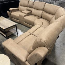 Reclinable Premium Power Sala de estar Seccional (1/28)