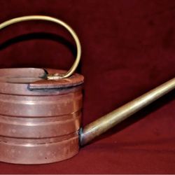 Antique Copper Watering Can Chase Made in USA Walter Von Nessen