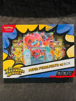 Pokemon Ascended Heroes Mega Feraligatr EX Box