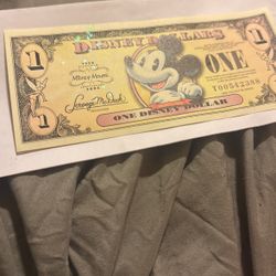 Disney Dollars Mint Shape 