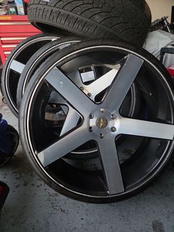 295 25zr28 tires & rims