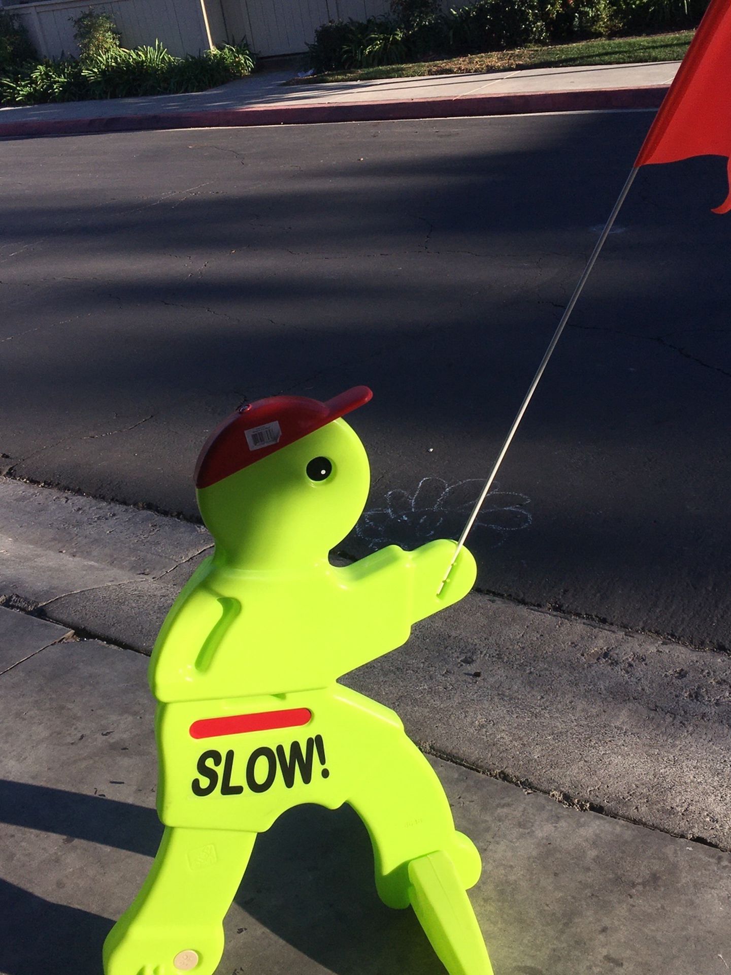 Street Sign “slow” For Playing Children