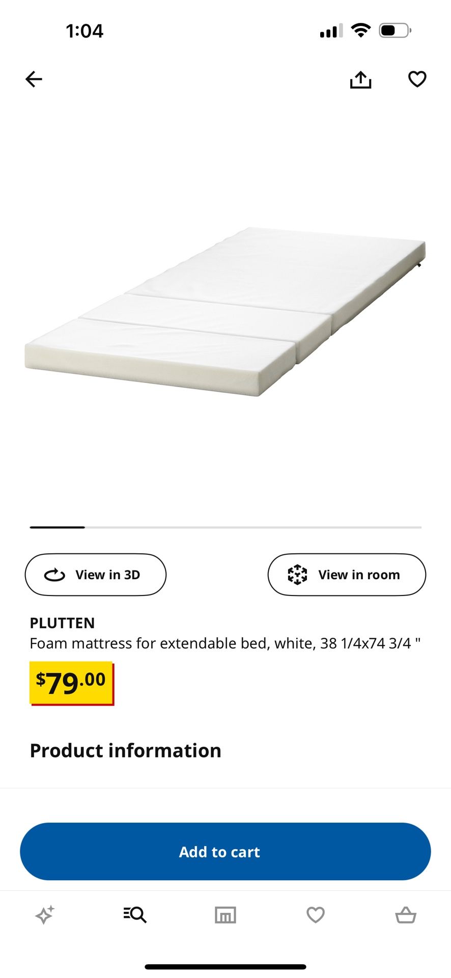 Foam Extendable Mattress For Kid Bed 