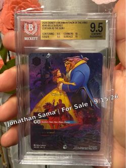 Disney Lorcana Belle & Beast BGS 9.5 Gem Mint