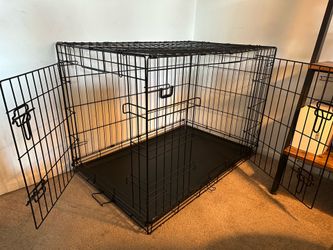 36” Large Double-Door Dog Kennel