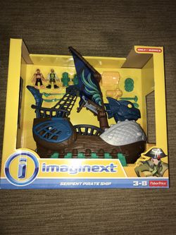 Imaginext Serpent Pirate Ship - NEW