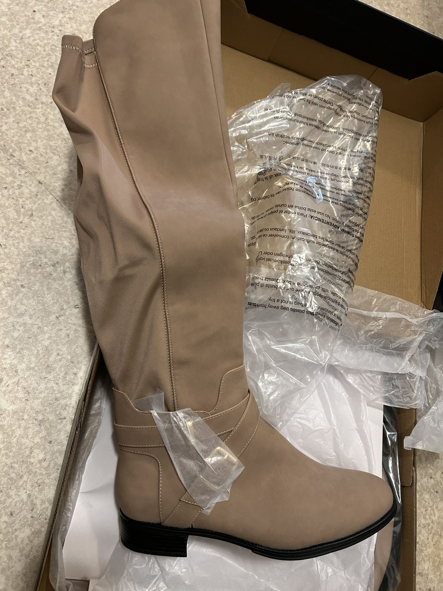 Long Nude Boots