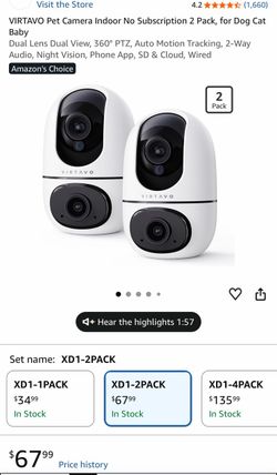 Indoor pet camera
