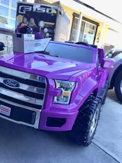 Purple f150 on sale power wheels