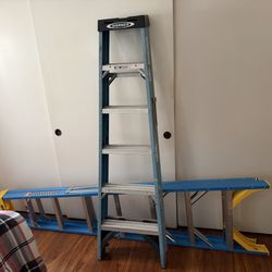 Werner 6ft & 8ft Fiberglass Ladders Both For 100.00/like New
