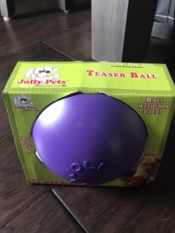 Teaser ball dog toy