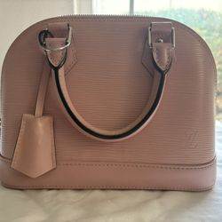 LV Pink Epi Leather BB Alma