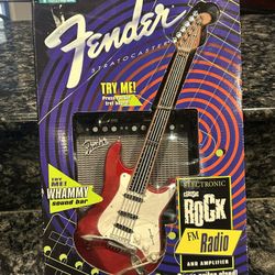 Vintage 1996 Fender Stratocaster Classic Rock FM Radio (New in Box)