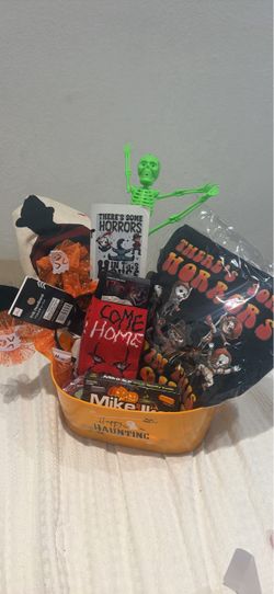 Spooky boo baskets
