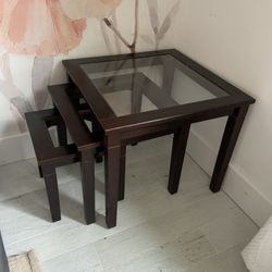 Wooden Nesting Tables 