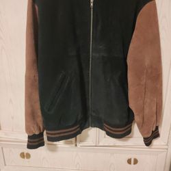 Mans Jacket Size Medium Genuine Heavy Lather Gently Used