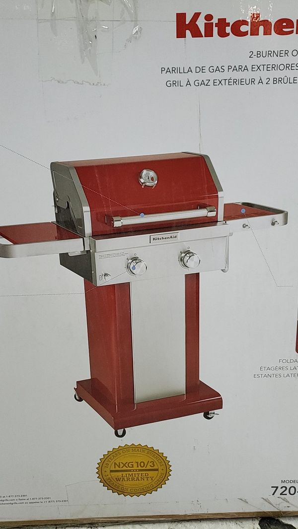 KitchenAid 2Burner Propane Gas Grill in Red for Sale in Moreno Valley