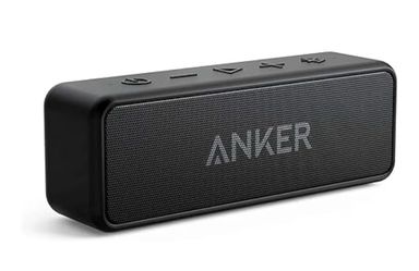 Anker Soundcore 2 Portable Bluetooth Speaker with Stereo Sound, Bluetooth 5, Bassup, IPX7 Waterproof, 24-Hour Playtime, Wireless, Speaker for Home, Ou
