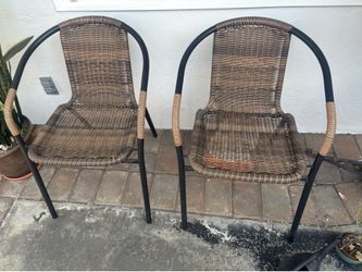Outdoor chairs set of 2