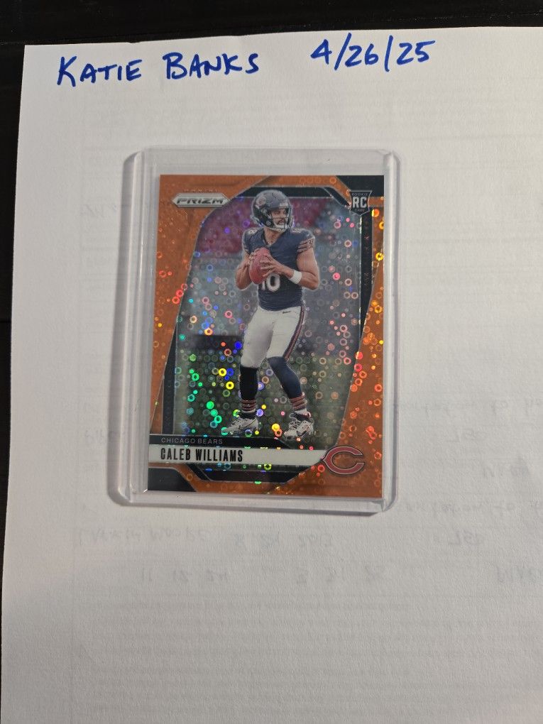 2024 Prizm Caleb Williams Rookie Orange #301