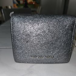 Michael Kors Silver Wallet 