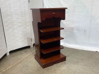 Rolling 3-Way Storage Podium/Side Table
