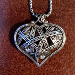 Brighton , Necklace , Silver , Heart