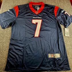 Houston Texans CJ Stroud Football Home Blue Jersey Stitched New