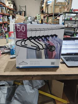 50 Non Slip Hangers
