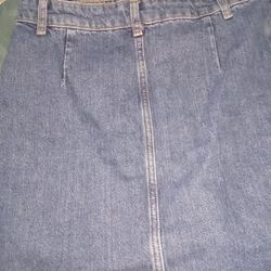 Jean Skirt  From Anthropologie 