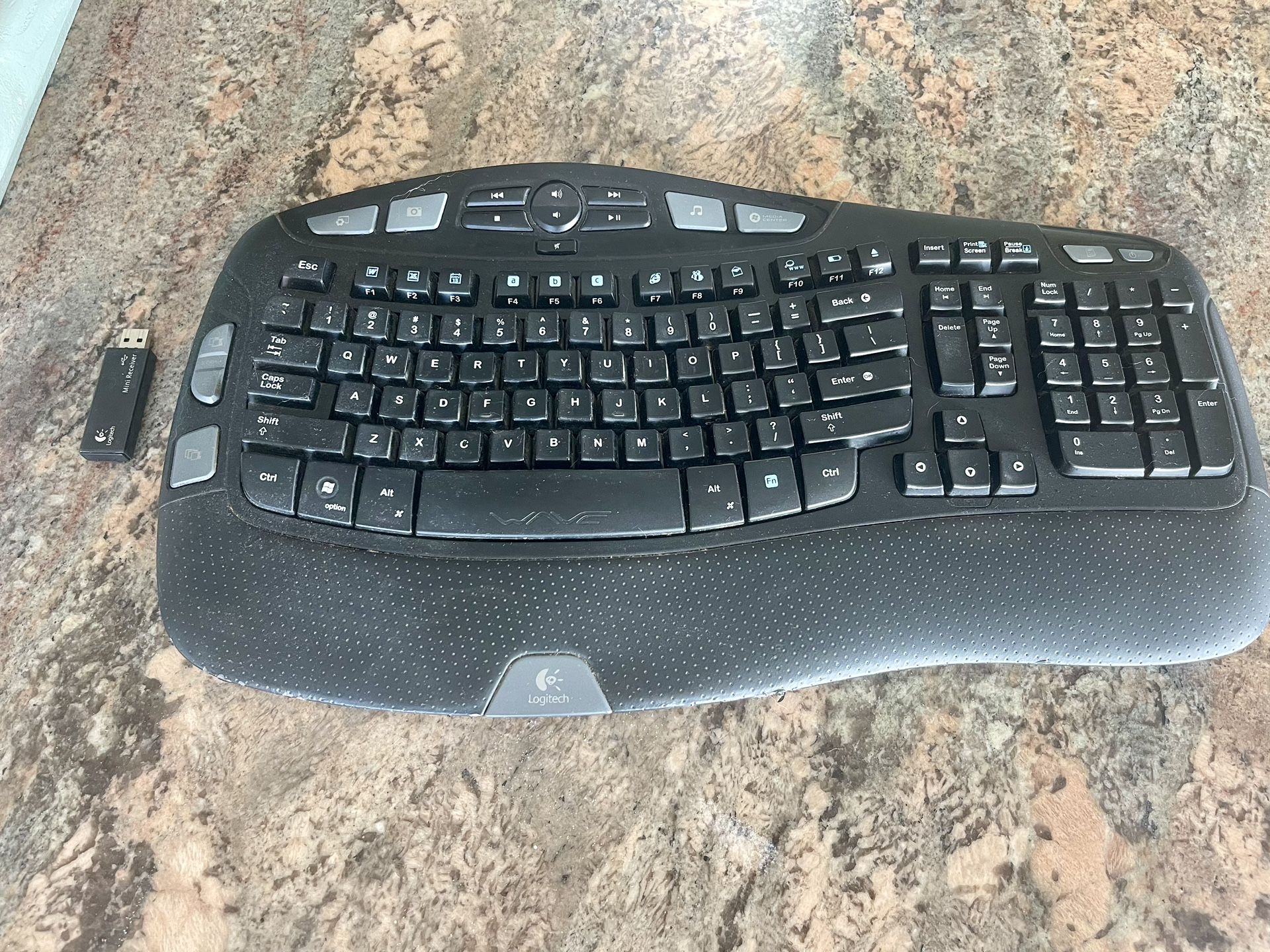 Ergonomic Wireless computer Keyboard 
