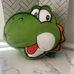 Super Mario Yoshi Plush Pillow